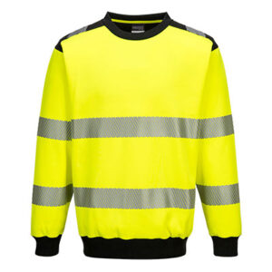 Portwest PW379 Sweatshirt Hi Vis Yellow front