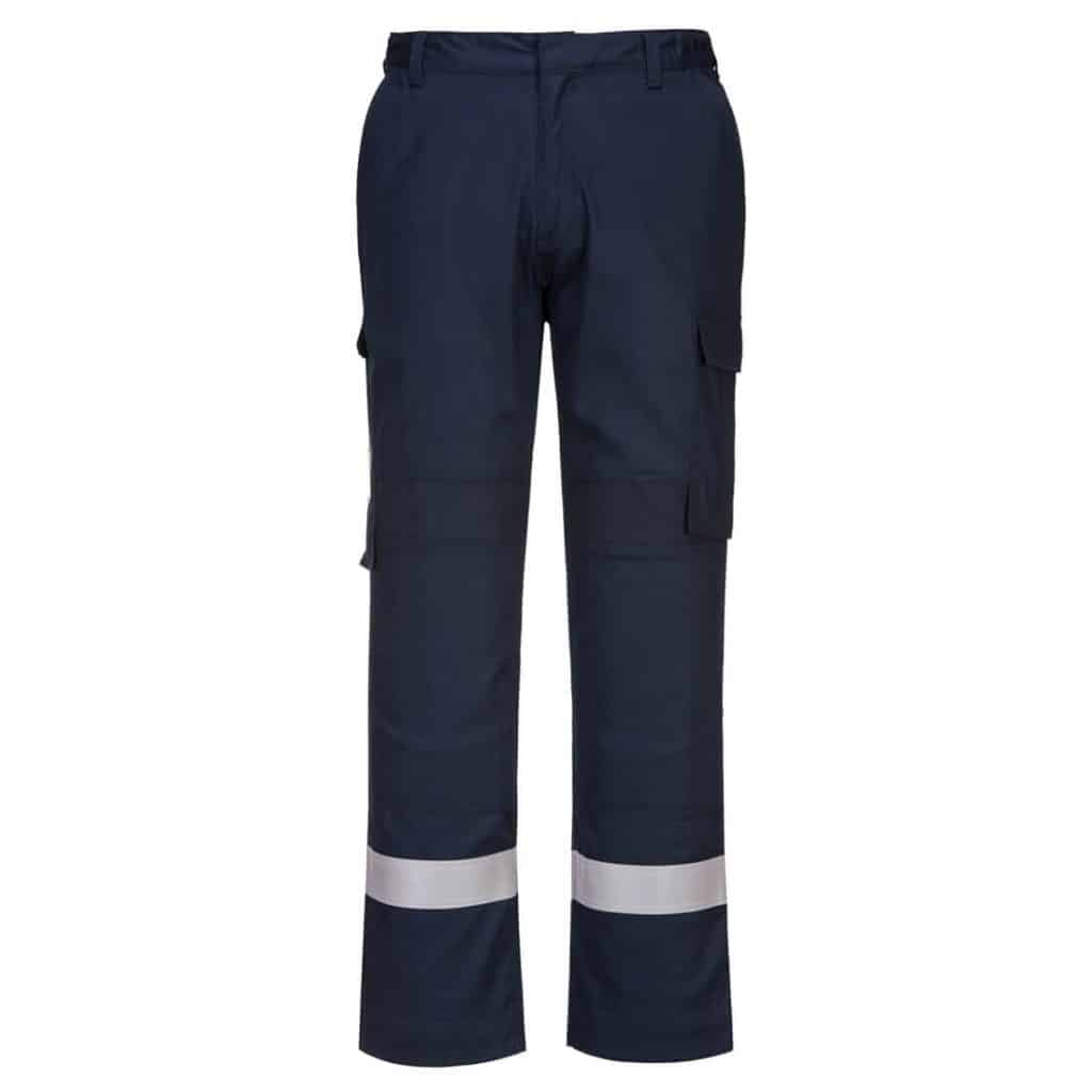 Portwest FR401 Bizflame Lightweight Navy Work Trouser Rear