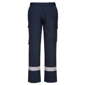 Portwest FR401 Bizflame Lightweight Navy Work Trouser Rear