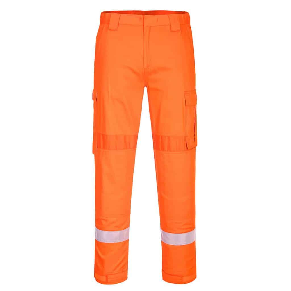 Portwest FR401 Bizflame Lightweight Orange Work Trouser