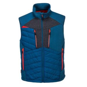 Portwest DX470 DX4 Hybrid Baffle Gilet Front blue