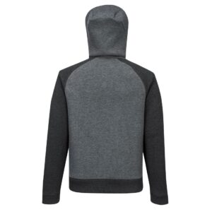 Portwest DX472 DX4 Zipped Hoodie Grey Back