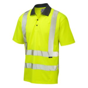 Rockham Coolviz Polo Shirt LEO Workwear Yellow