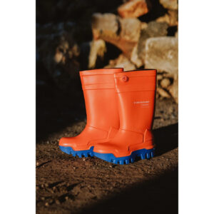 DUNLOP PUROFORT THERMO+ Safety Wellington - Hi Vis Orange Pair - Lifestyle