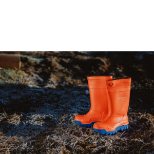 DUNLOP PUROFORT THERMO+ Safety Wellington - Hi Vis Orange Pair - Lifestyle