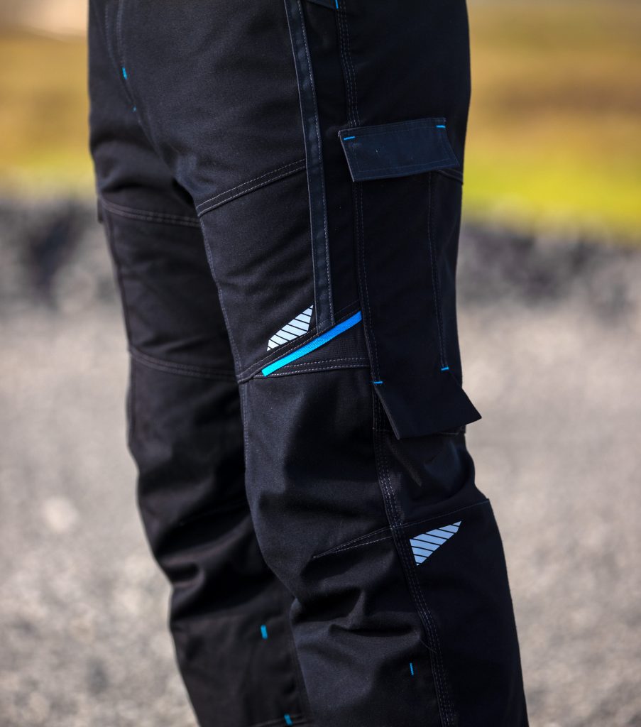 Portwest FR402 WX3 FR Service Trouser - Flame resistant service trouser in black