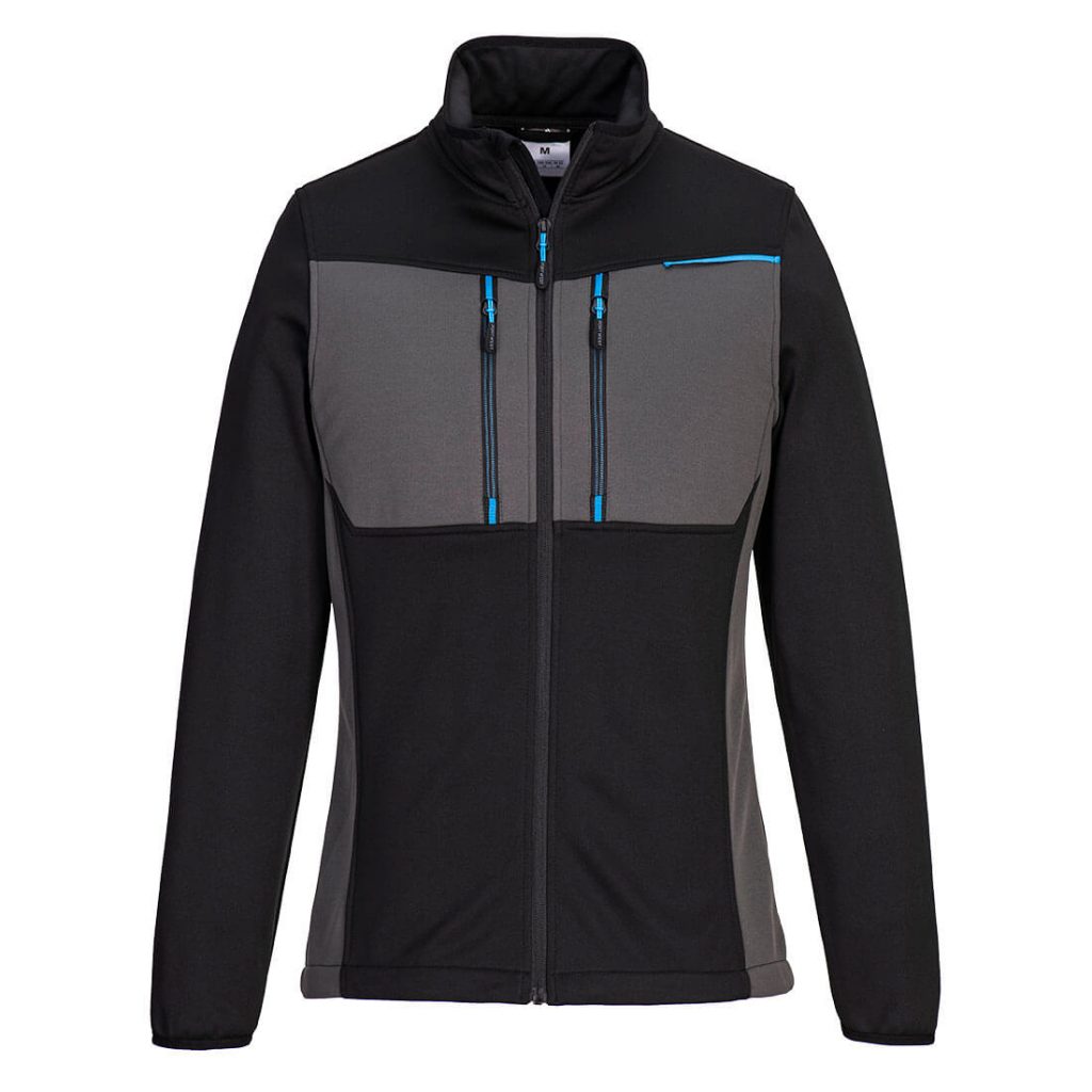Portwest T756 WX3 Full Zip Tech Fleece Black