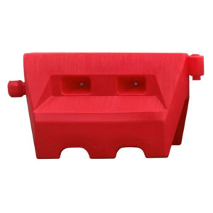 Traffic separator - Red - Water filled barrier