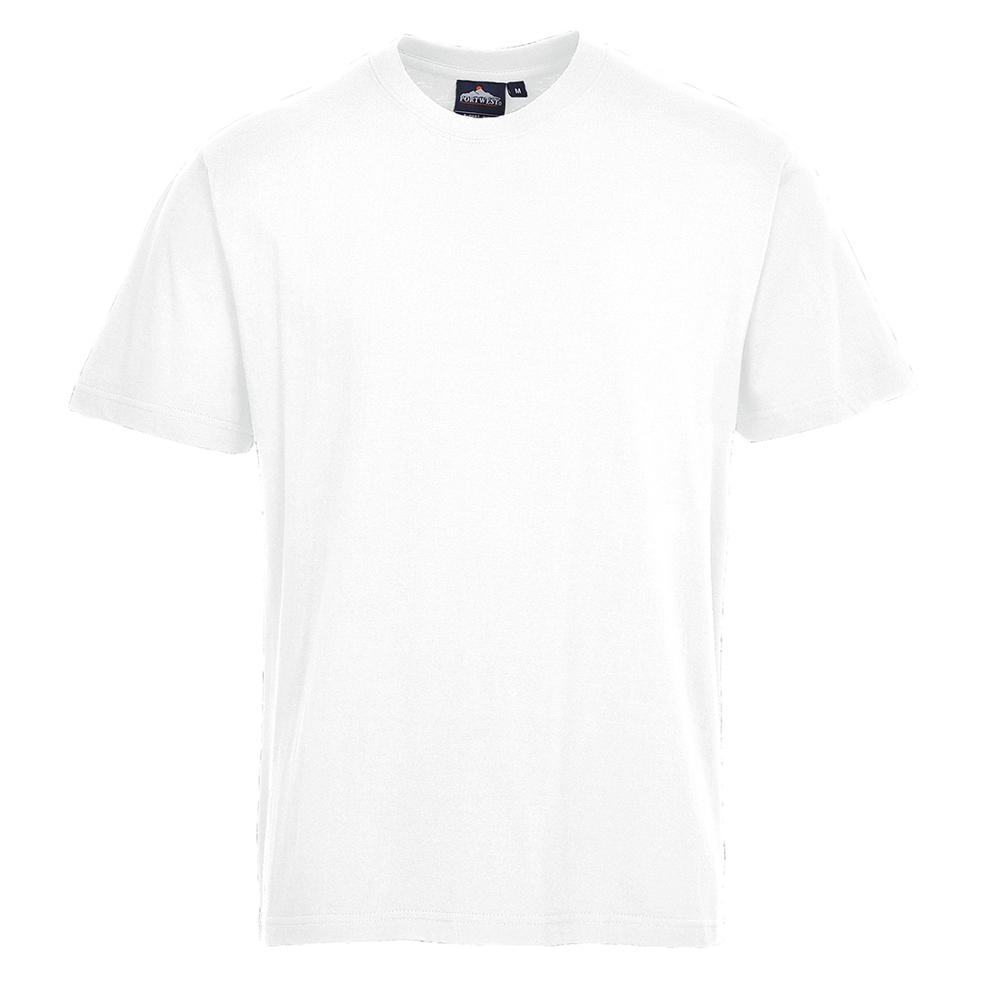 Portwest B195 Turin Premium T Shirt White Front