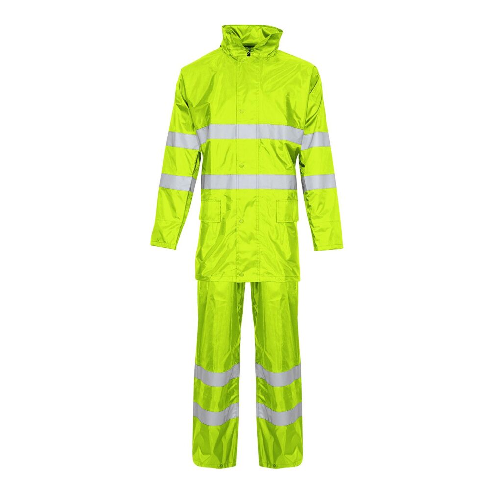 Supertouch Contractor Rainsuit Yellow - Yellow waterproof rainsuit