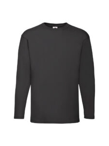 Fruit and loom ORIGINAL LONG SLEEVE T Shirt 0614280 Black Front