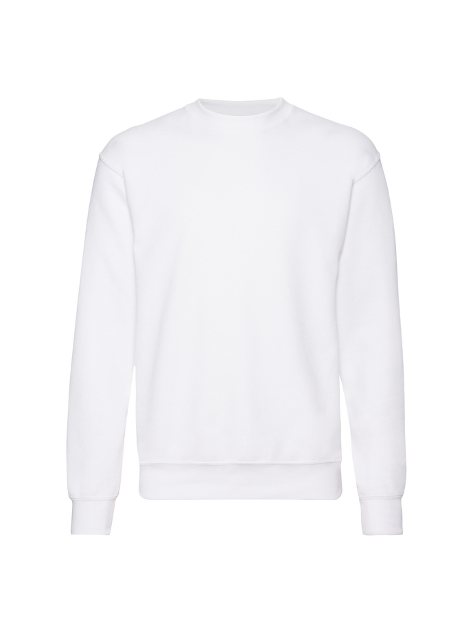 Fruit and Loom Sweatshirt White Front