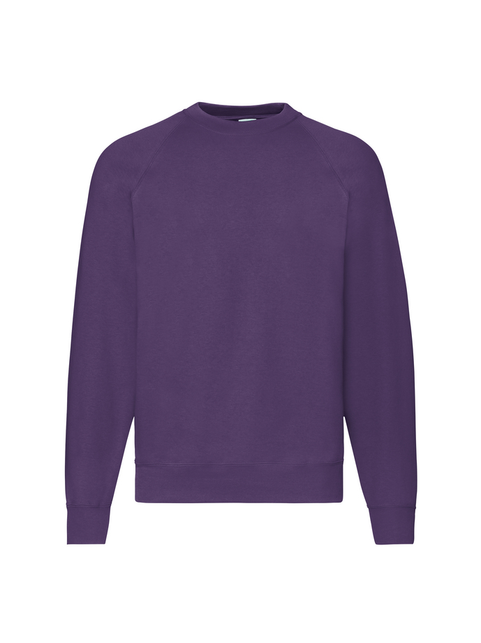 Fruit and Loom Sweatshirt Purple Front