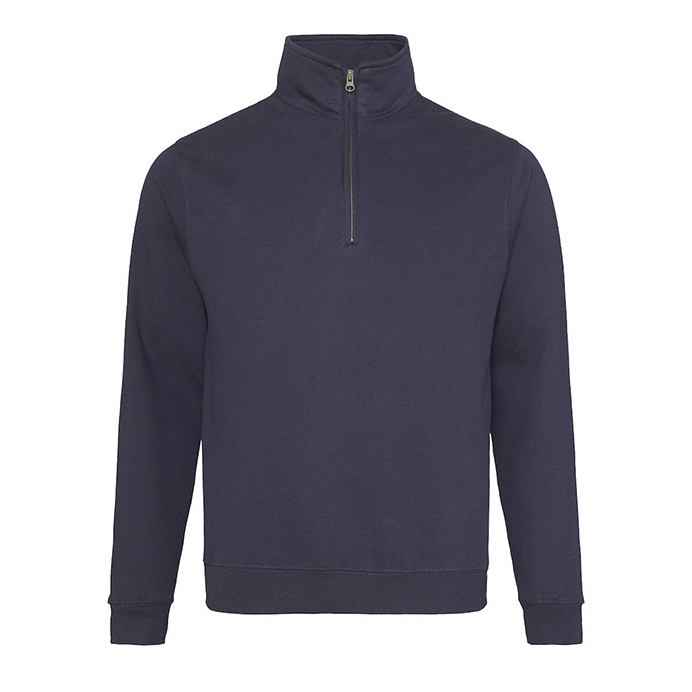 JH046X Awdis Sophomore ¼ Zip Sweatshirt Navy Front