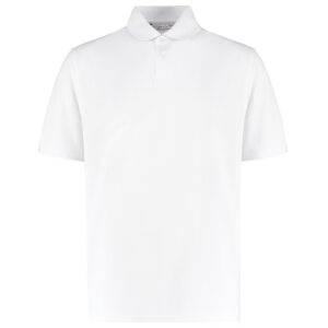 KK444M Kustom Kit Regular Fit Cooltex Plus Pique Polo White Front