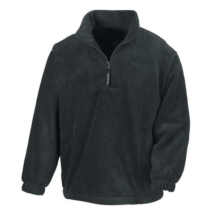 R033X Result Polartherm Fleece Top Black Front