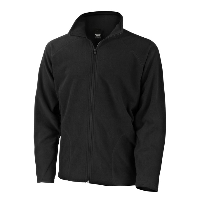 Result R114X Core Microfleece Jacket Black Front