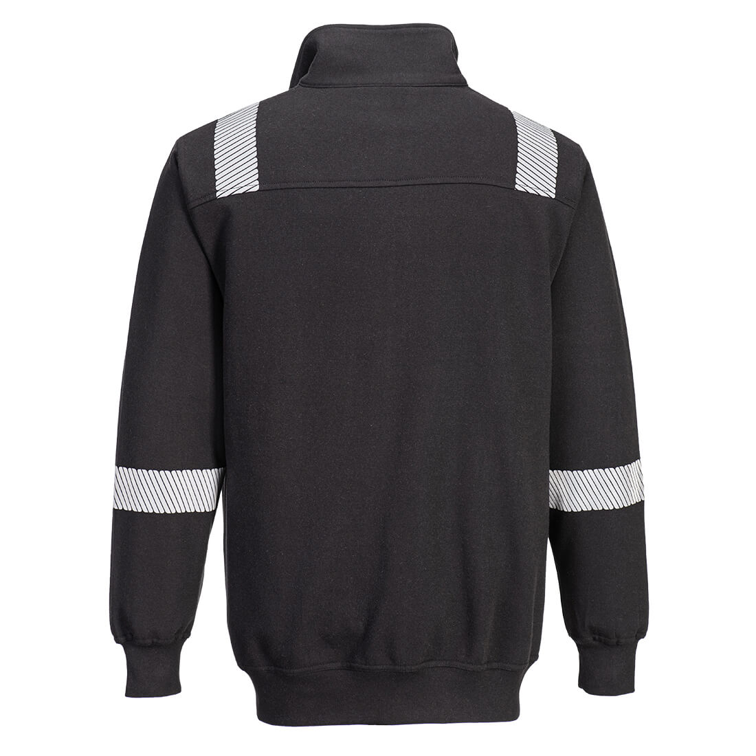 Portwest FR710 WX3 Flame Resistant Sweatshirt - Black Rear