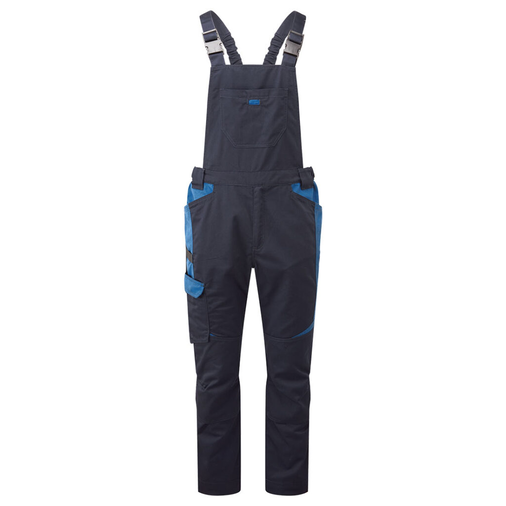 Portwest T746 WX3 Industrial Wash Bib and Brace - Navy