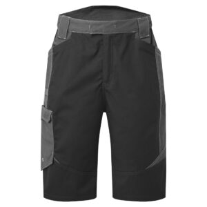 Portwest T748 WX3 Industrial Wash Shorts - Black Front
