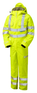 Pulsar P522 Hi Vis Yellow Coverall - Front Angle