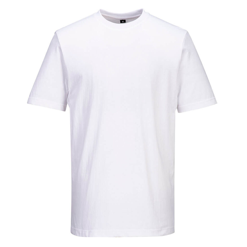 Portwest C195 Chef Cotton Mesh Air T-Shirt - White