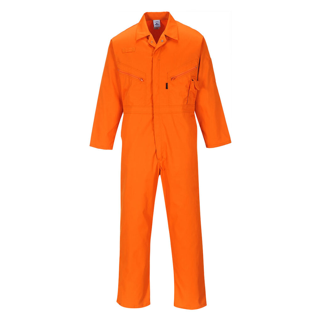 Portwest C813 Liverpool Zip Coverall - Orange