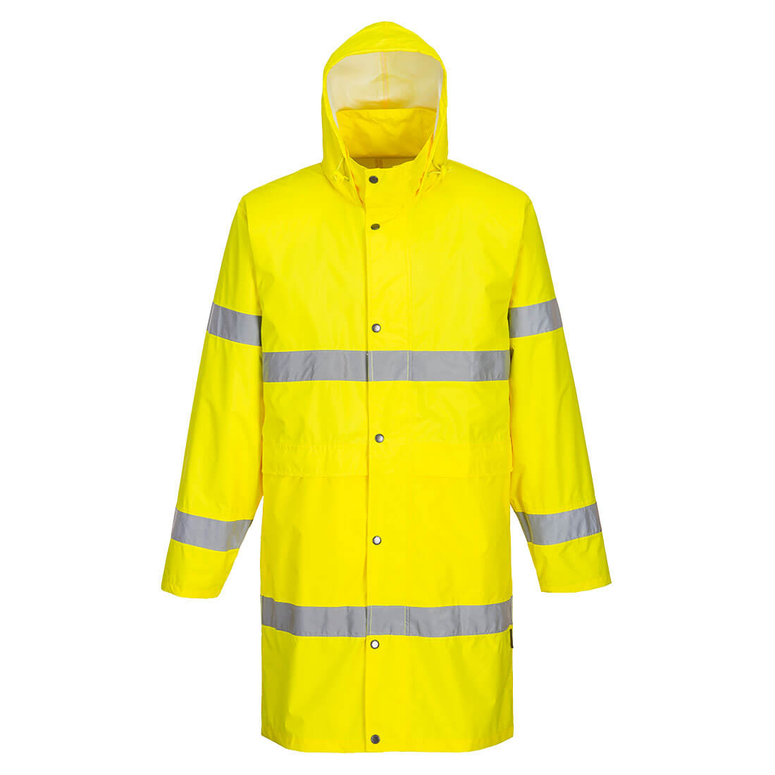 Portwest H442 Hi Vis Rain Coat 100cm - Yellow