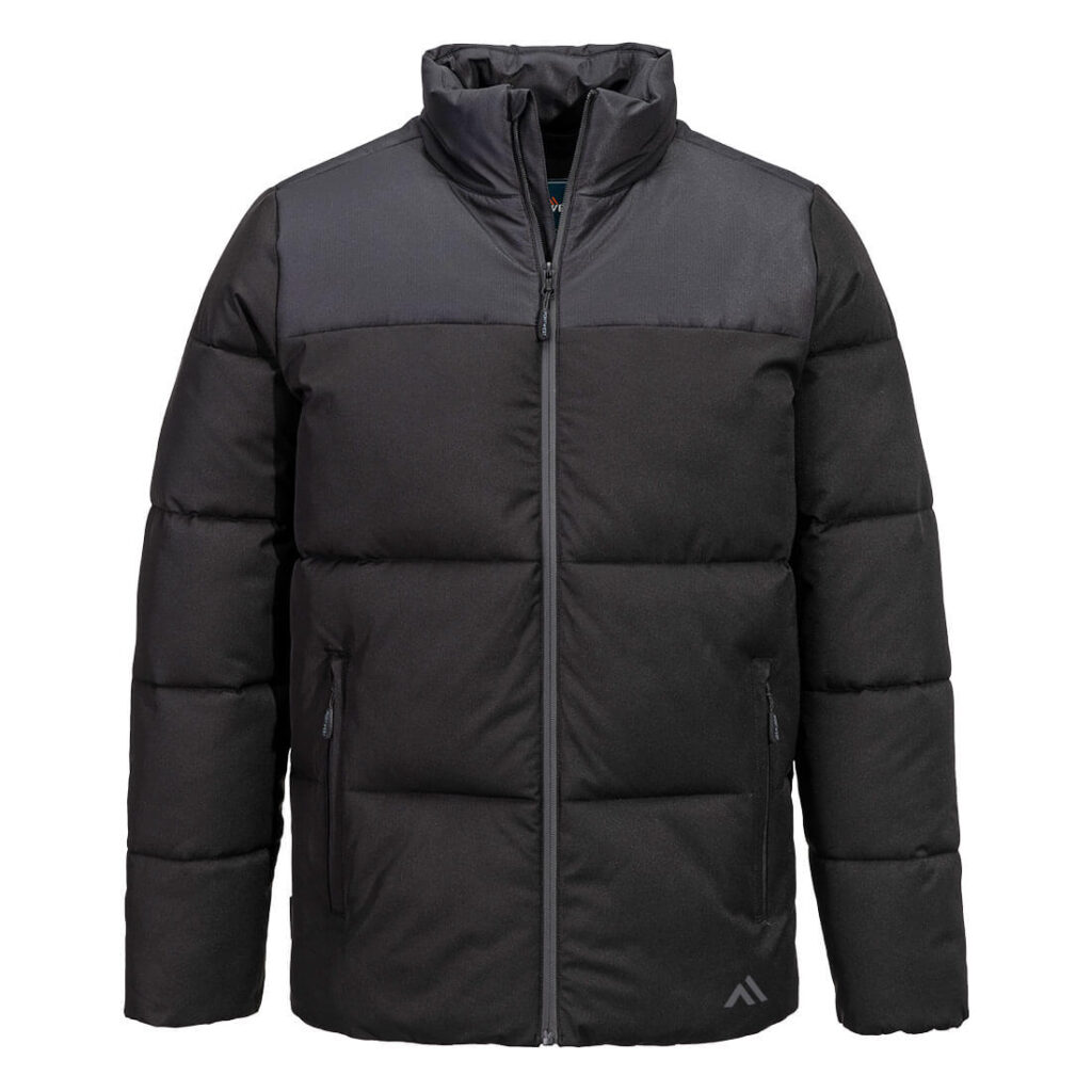 Portwest KX306 KX3 Insulated Baffle Jacket - Black - Front