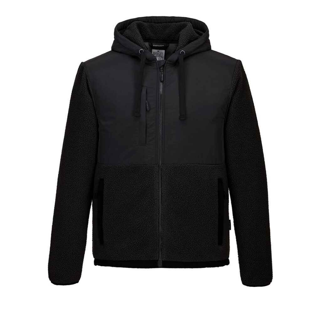 Portwest KX371 KX3 Borg Fleece - Black - Front
