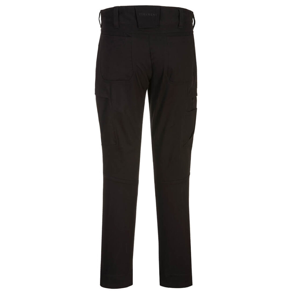 Portwest T801 KX3 Cargo Trousers - Black - Rear