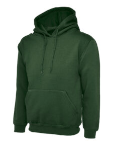 Uneek UC502 Classic Hooded Sweatshirt - Bottle Green