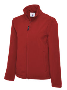 Uneek UC612 Classic Full Zip Soft Shell Jacket - Red